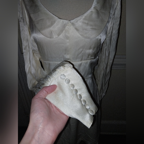 Trashy Diva cream satin Wednesday dress - Picture 6 of 6